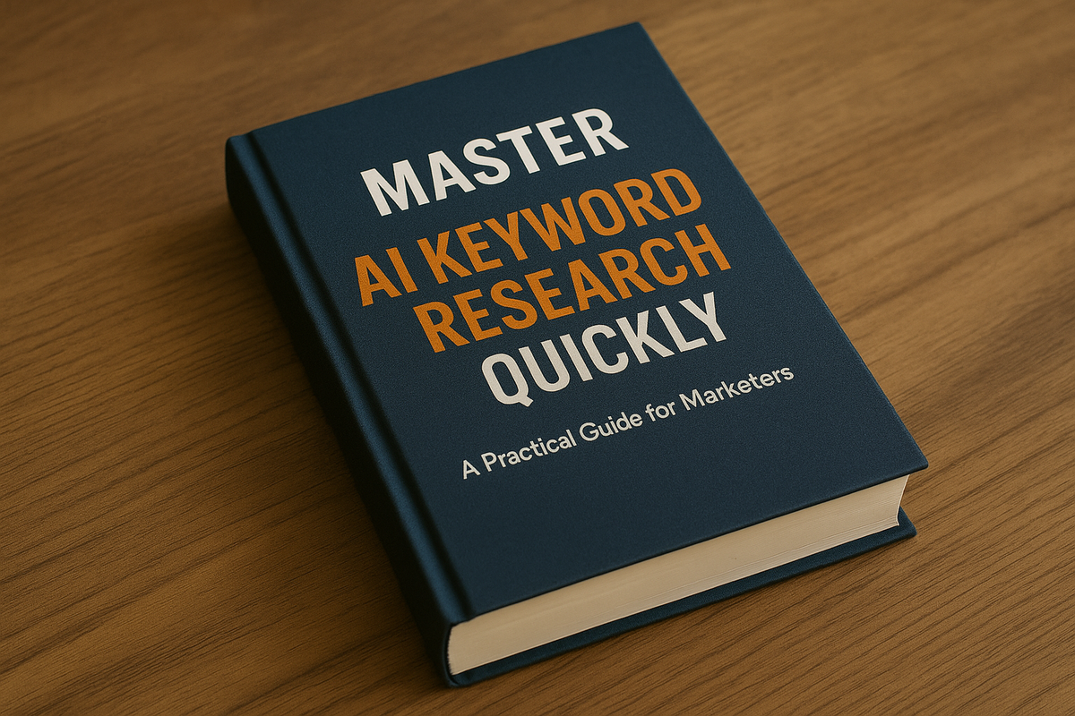 Master Ai Keyword Research Quickly: A Practical Guide for Marketers book